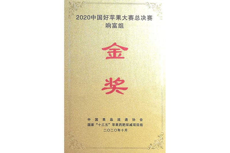 2020中国好苹果大赛总决赛响富组金奖